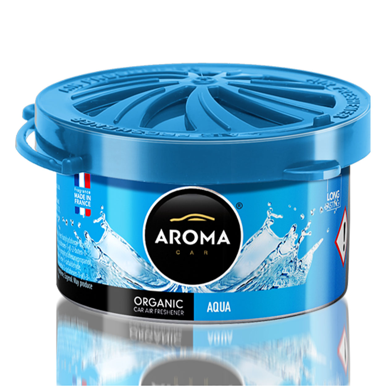 Aroma Car Aroma Organic Aqua osviežovač vzduchu do auta v dóze