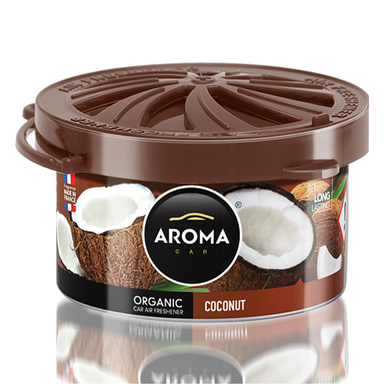 Aroma Car Organic Coconut osviežovač vzduchu do auta v hliníkovej dóze