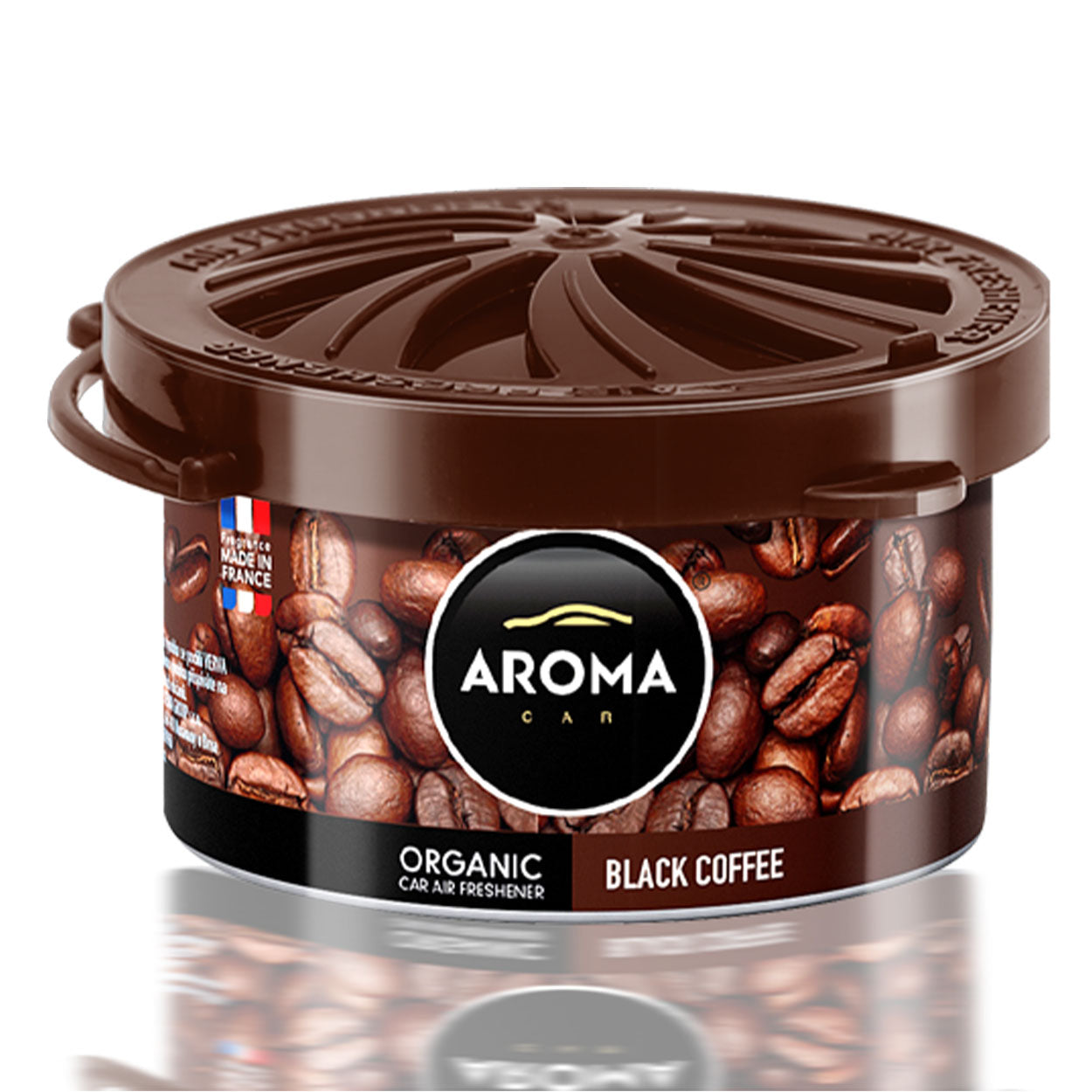 Aroma Organic Black Coffee vôňa do auta v hliníkovej dóze