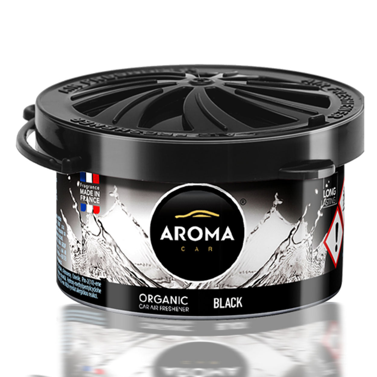 Aroma Organic Black vôňa do auta v hliníkovej dóze