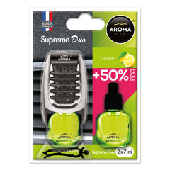 Aroma Car Supreme Duo Lemon vôňa do auta na ventilačnú mriežku