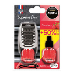 Aroma Car Supreme Duo Strawberry vôňa do auta s jahodovou vôňou