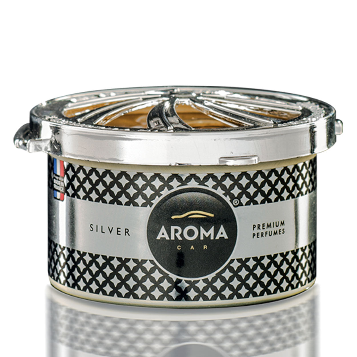 Aroma Car Prestige Organic Silver osviežovač vzduchu v plechovke