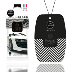 Aroma Prestige Card Black – závesná vôňa do auta z celulózy