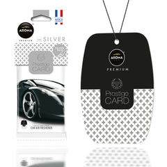 Aroma Prestige Card Silver – závesná vôňa do auta