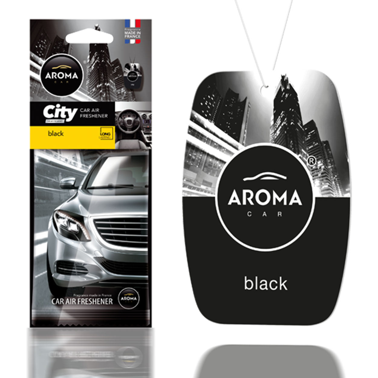 Aroma Car City Card Black osviežovač vzduchu do auta