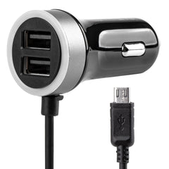USB nabíjačka do auta s microUSB a dvoma USB portmi