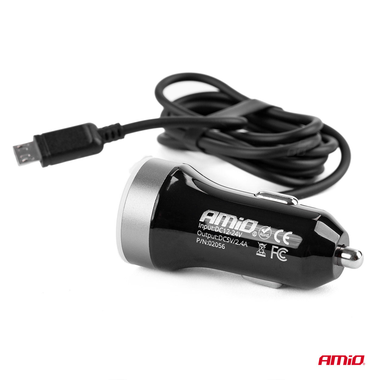 USB nabíjačka s microUSB a dvoma USB portmi