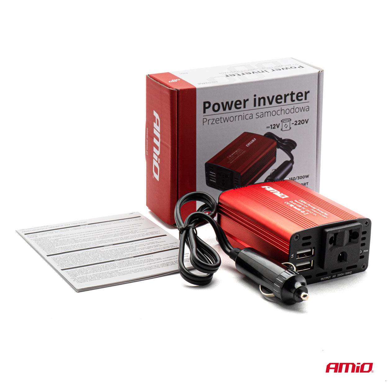Spændingsinverter 150 W med modificeret sinuskurve
