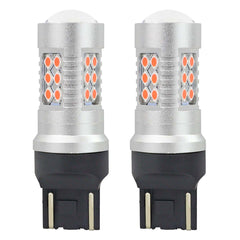 Rød LED-pære T20 7443 WR21/5W