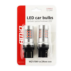 Rød CANBUS LED-pære T20 7443