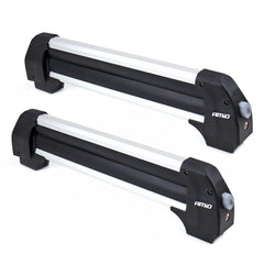 Skiholder til tag i aluminium set forfra