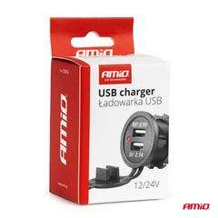 Vodotesná USB nabíjačka do auta s Qualcomm Quick Charge 3.0