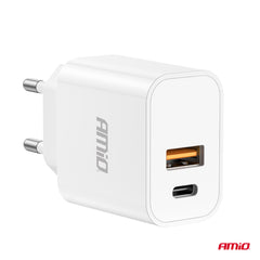 Sieťová nabíjačka s výstupom USB-C a USB-A