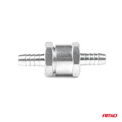 Kontraventil i aluminium med 8 mm slangetilslutning