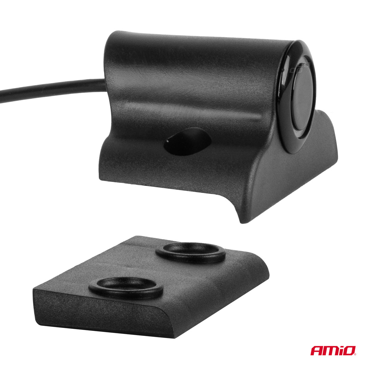 Sort parkeringssensor med flad flange