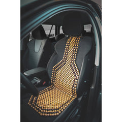 Carpoint sedacia podložka s drevenými guľôčkami Classic 126x39 cm 