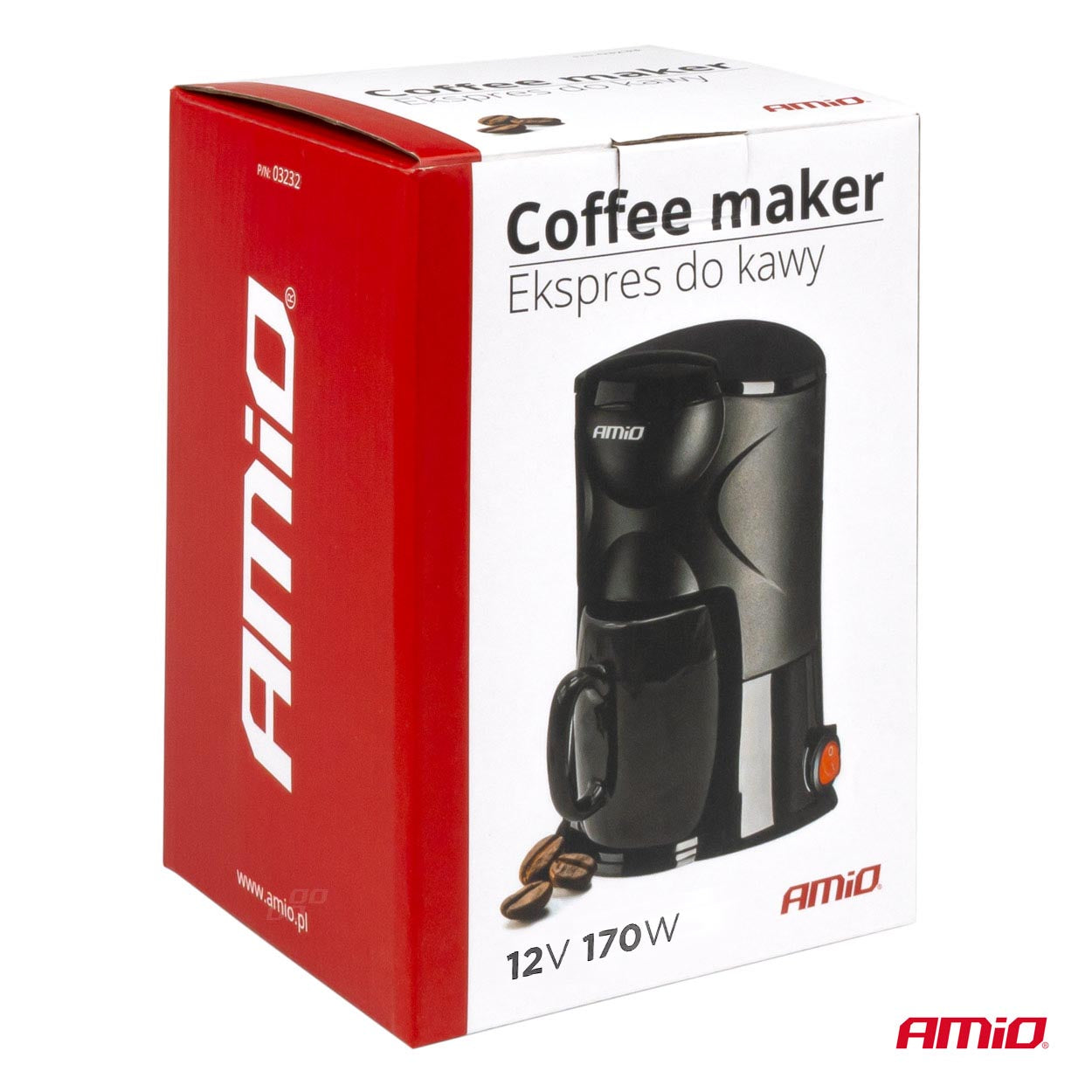 12V kaffemaskine til kaffe og te i bilen