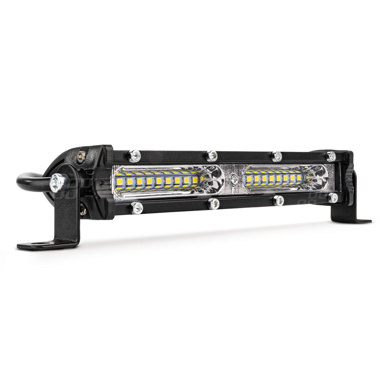 Slim LED-arbejdslygte på 18 cm med spotlys