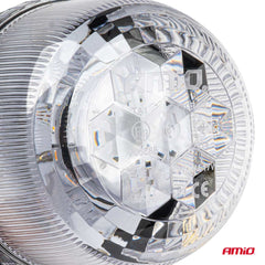 LED-advarselslampe med 24 orange LED'er