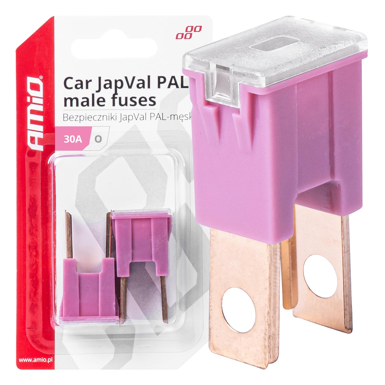 JAPVAL PAL O-sikringer med ben 40 A