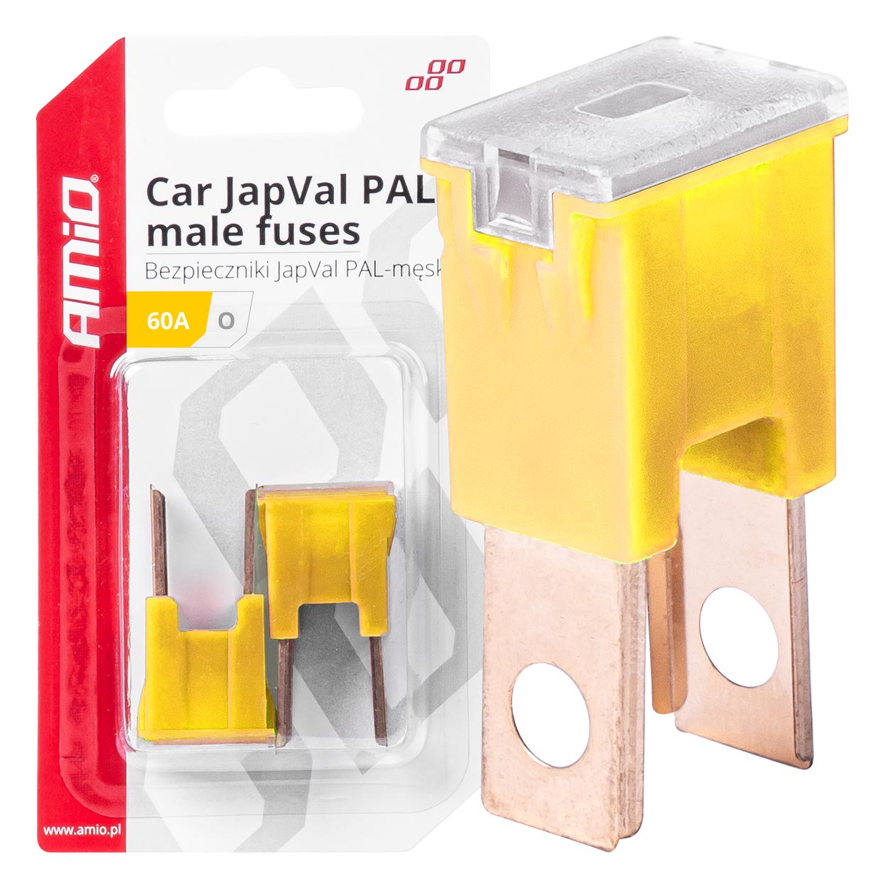 JAPVAL PAL O-sikring 60 A med ben