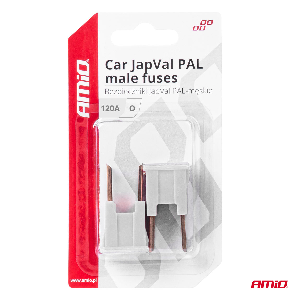 JAPVAL PAL O-han-sikring 120A i blisterpakke