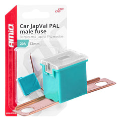 JAPVAL PAL male-sikring 20 A, 62 mm