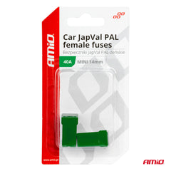JAPVAL PAL Female minisikring 40 A i blisterpakning