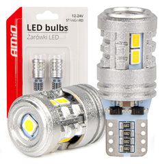 LED-pærer T10 W5W med hvidt lys