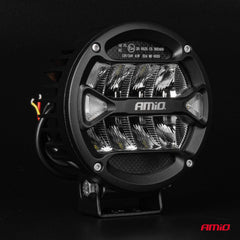 LED-fjernlys set fra siden