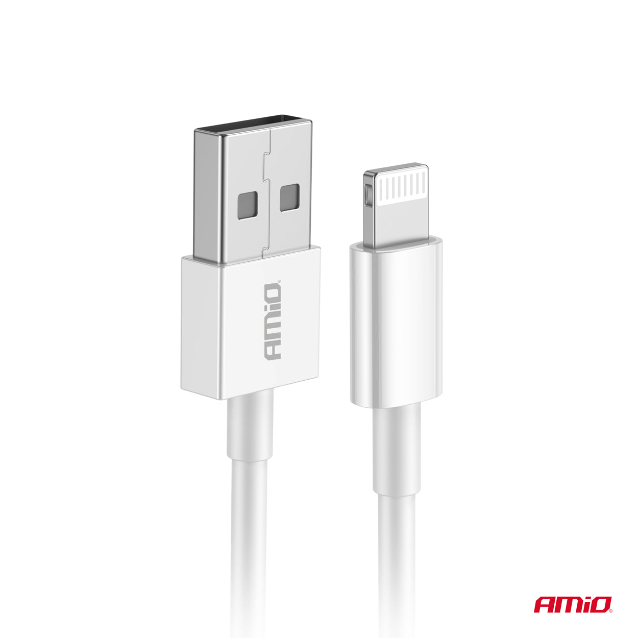 Detalje af USB-A til Lightning-kabel