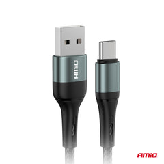 USB-A til USB-C kabel med 3A opladning