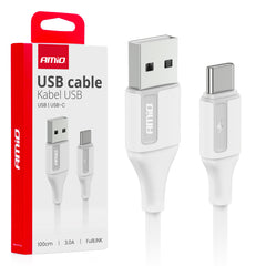 USB-A til USB-C-kabel på 100 cm