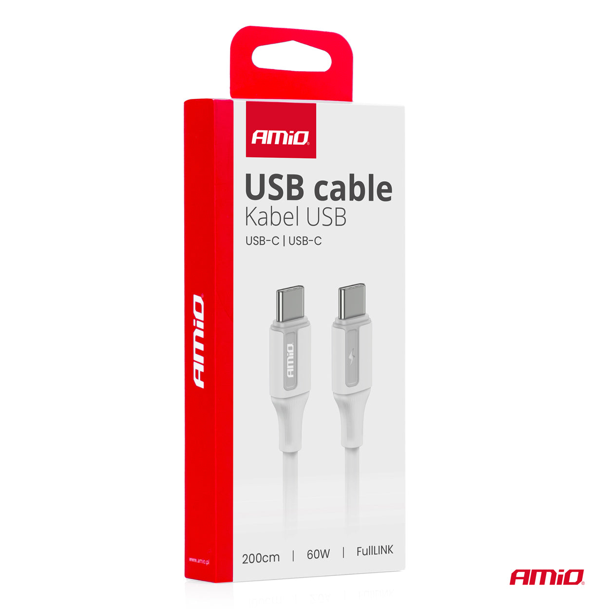 USB-C til USB-C-kabel til opladning og dataoverførsel