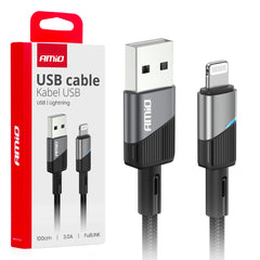 USB-A til Lightning-kabel på 100 cm