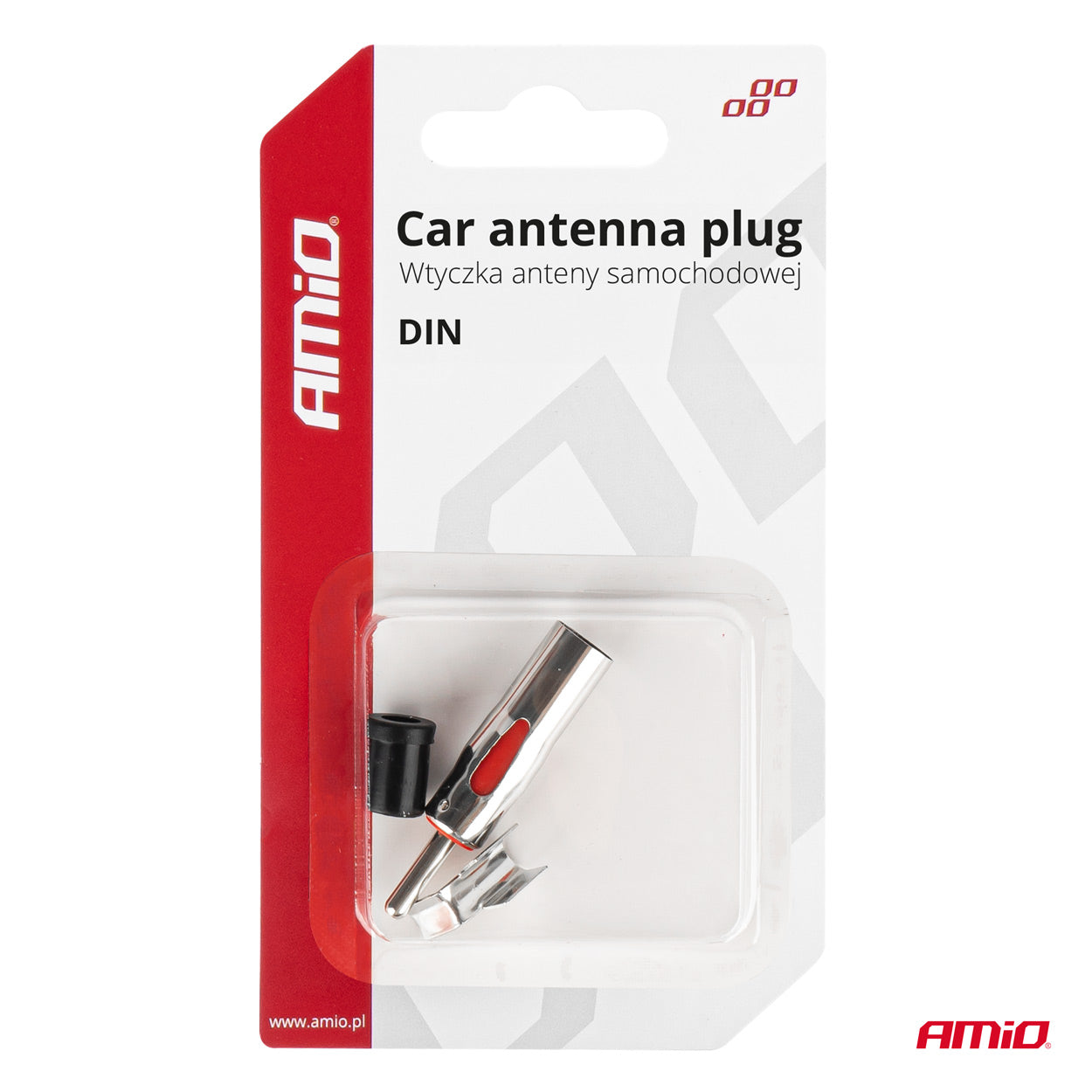 DIN-antennestik til montering i bil