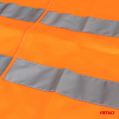 Orange refleksvest set forfra