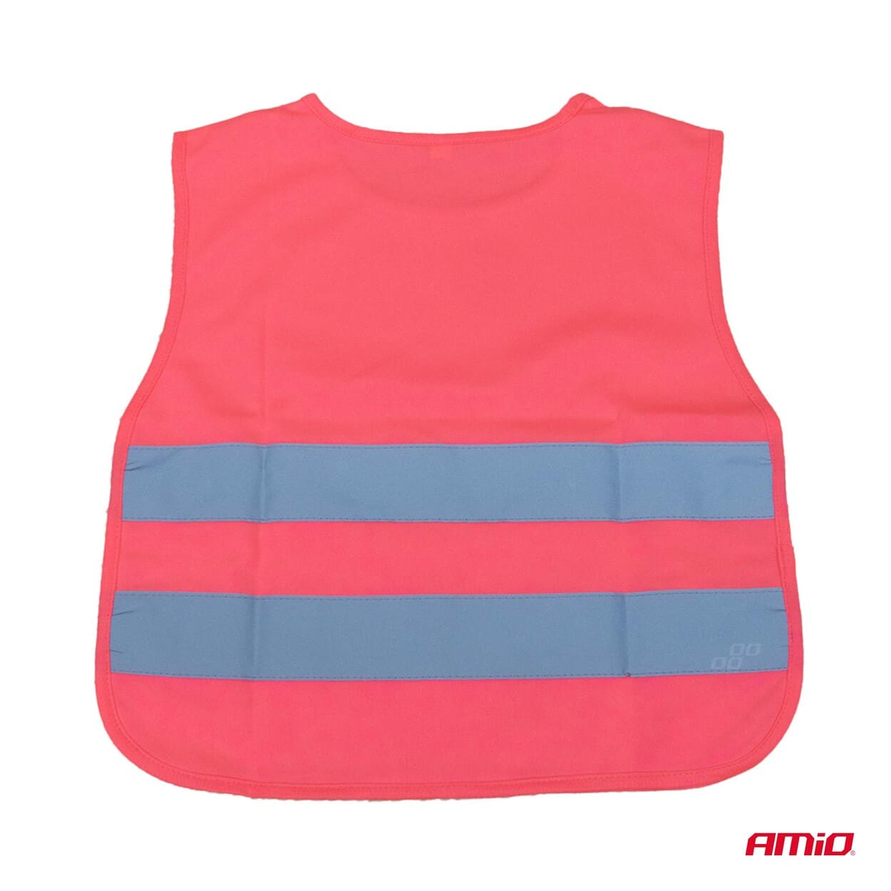 Pink refleksvest til børn med justerbare stropper