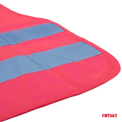 Pink refleksvest til børn til udendørs aktiviteter