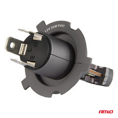 LED-pærer H4 og H19 med elektronisk blæser