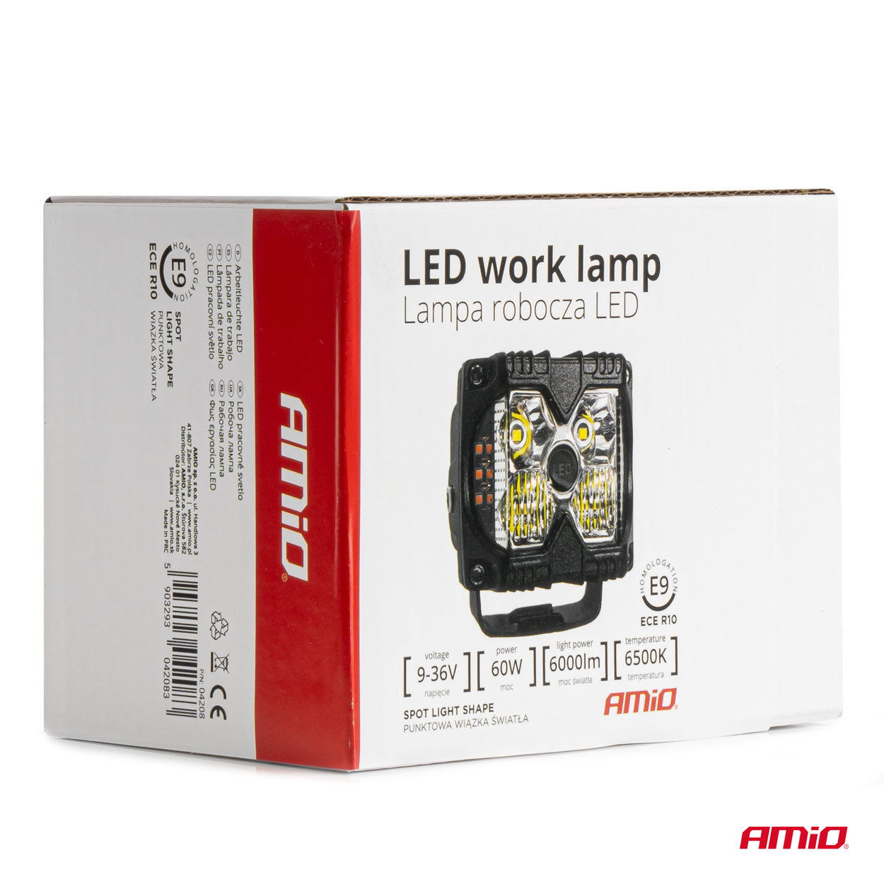 AWL67 arbejdslampe med tre lysfunktioner