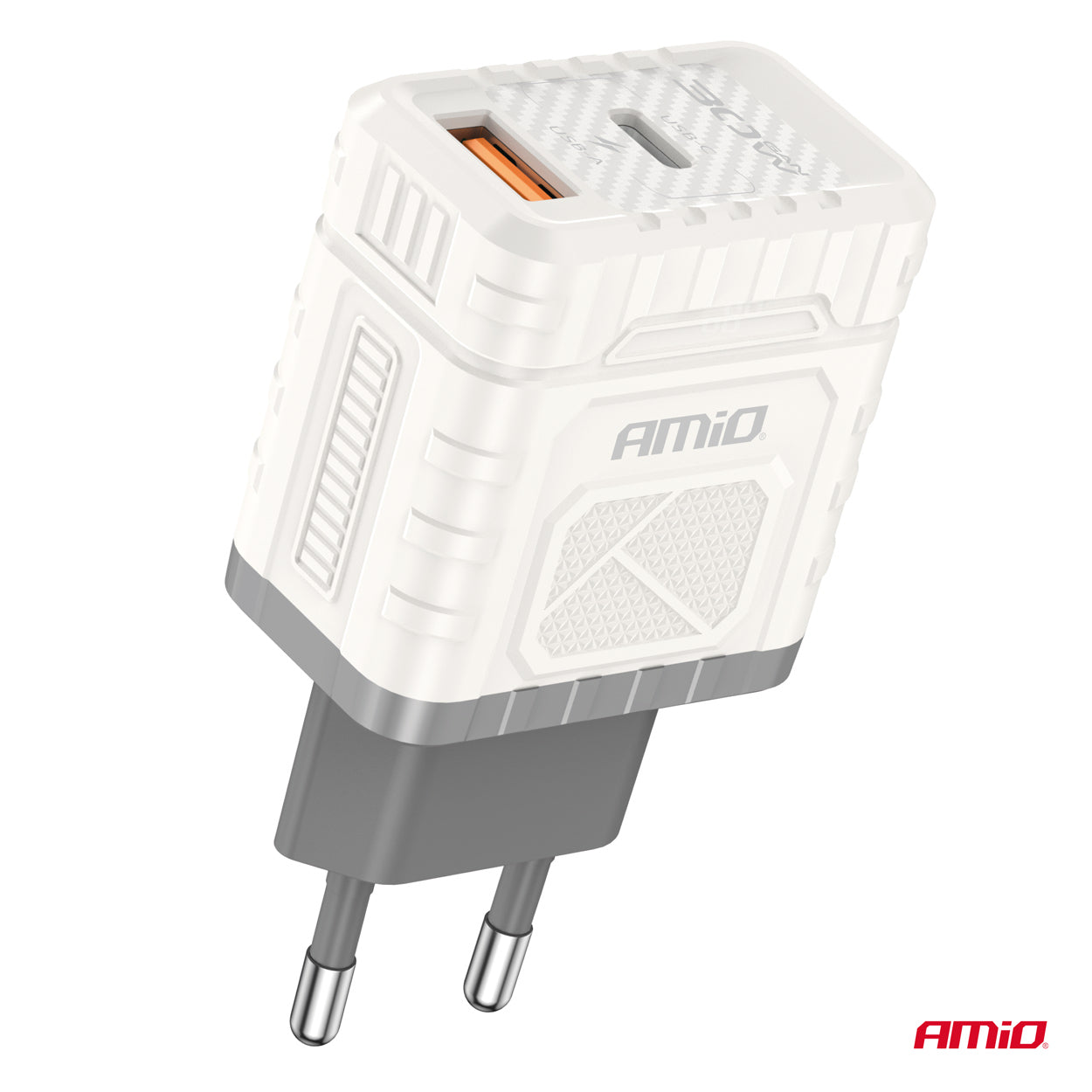 30 W GaN-vægoplader med USB-A- og USB-C-udgang