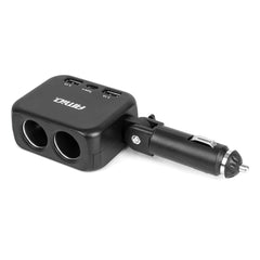 Dobbelt cigarettænderudtag med USB-porte til 12/24 V
