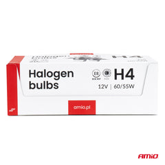 20 H4 halogenpærer til nærlys og fjernlys