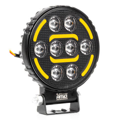 Arbejdslampe AWL80 med hvidt arbejdslys og gult advarselslys