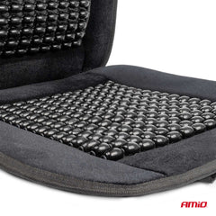 Perlesædemåtte med lændestøtte til bil