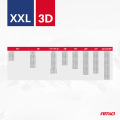 3D XXL tekstil-snekæde til vinterkørsel