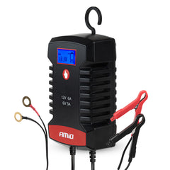 Digital batterioplader til 6 og 12 V batterier