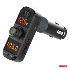 FM-sender med USB-A- og USB-C-tilslutninger